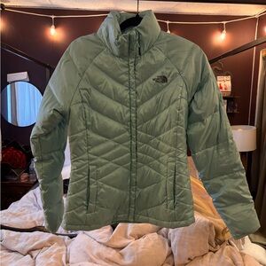 The North Face Women's Light Blue Insulated Puffer Jacket